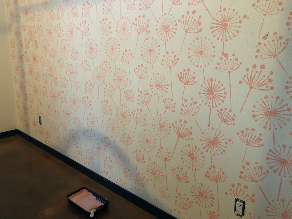 NEW! To the Point Wall Mural Stencil