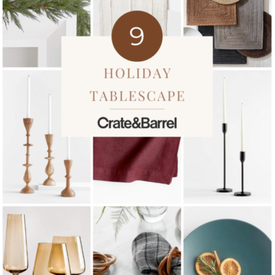 Tablescape with Crate&Barrel